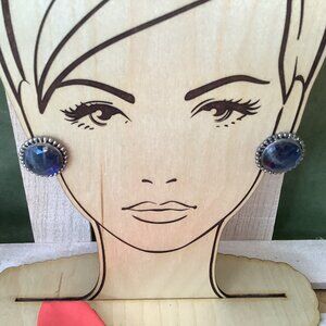 Stephen Dweck OOAK Blue Quartz Earrings